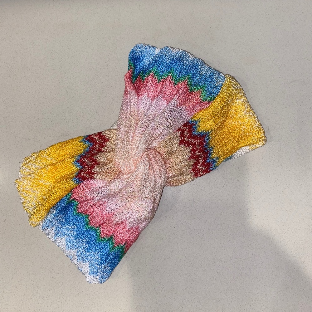 MISSONI multicolor knit headband